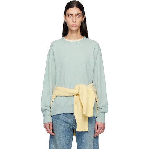 ssstein Blue Lambswool Sweater
