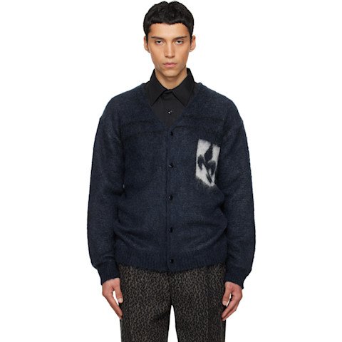 Needles Mohair Cardigan Navy