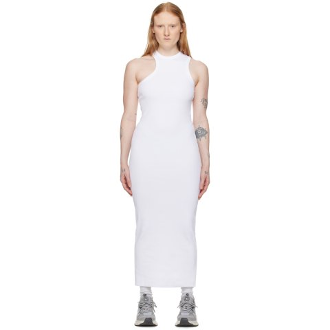 Axel Arigato White Asymmetric Maxi Dress