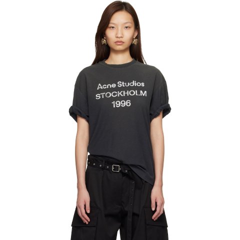 Acne Studios Black Logo T-shirt