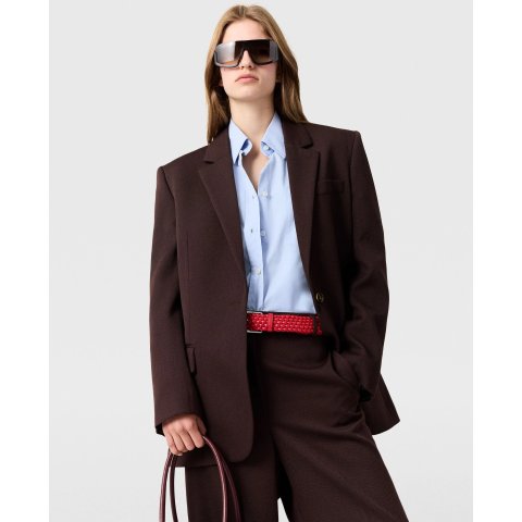 Stella McCartney Single-Breasted Peak-Lapel Blazer