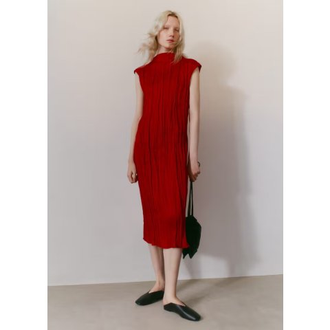 & Other Stories Crepe Midi Dress