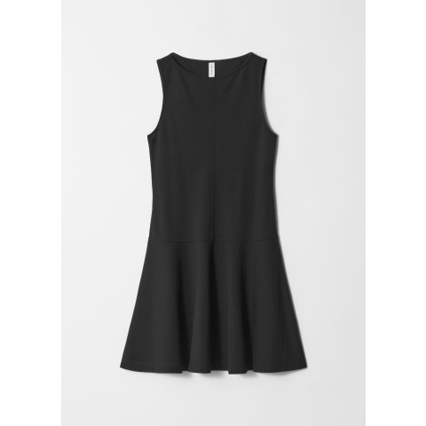 & Other Stories Sleeveless A-Line Mini Dress Black