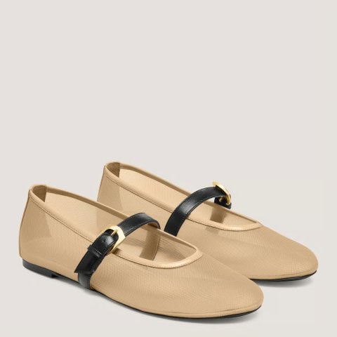 Stuart Weitzman Bareitall Mary Jane Flats