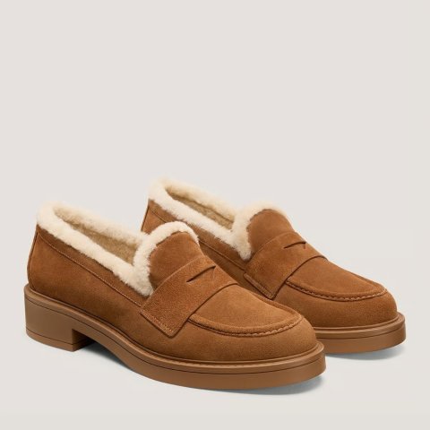 Stuart Weitzman Celia Lite Shearling Loafer