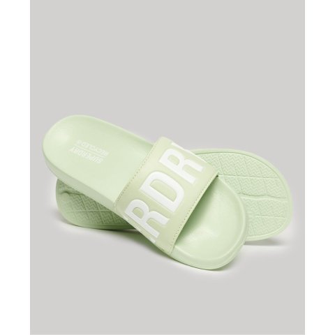 Superdry Code Core Women's Pool Sliders Tender Green