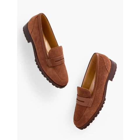 Cassidy Suede Penny Loafers