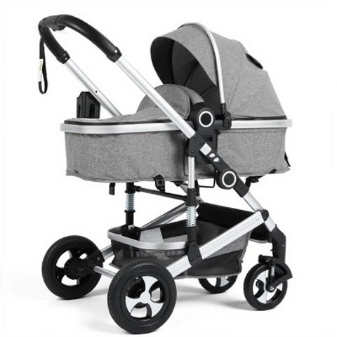 TODECARE Convertible Baby Stroller Reversible Seat Dark Gray