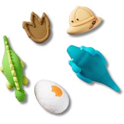 Crocs Jibbitz 3D Dinosaur Shoe Charms 5-Pack