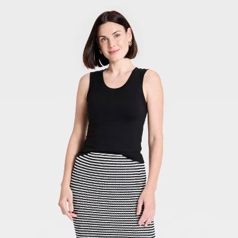 A New Day Women's Black Tank Top M