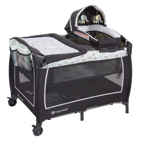 Baby Trend Lil Snooze Deluxe II Nursery Center with Locking Wheels