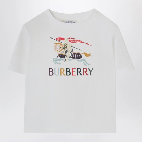 Burberry EKD White Cotton T-shirt