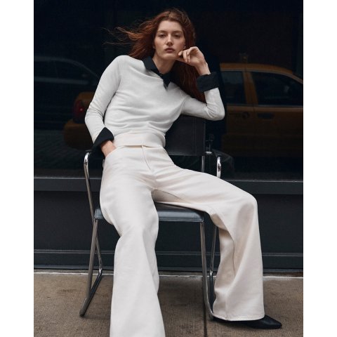 Theory Straight-Leg Denim Five-Pocket Pant