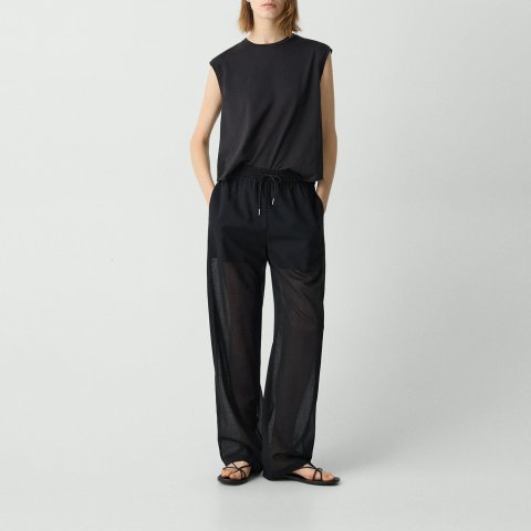 Theory Airy Drawcord Pull-On Pant