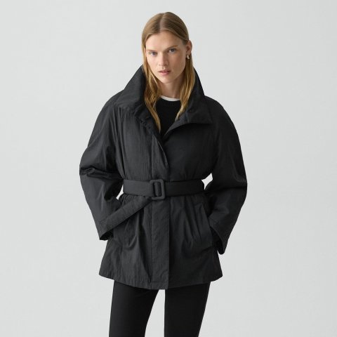 Theory Nylon Cropped Parka