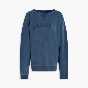 Maison Margiela Blue Distressed Sweatshirt