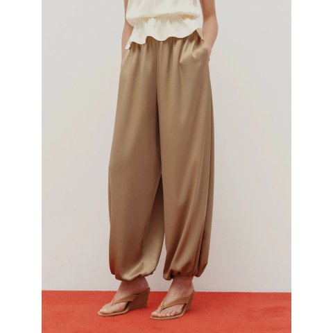 Reformation Aven Satin Pants