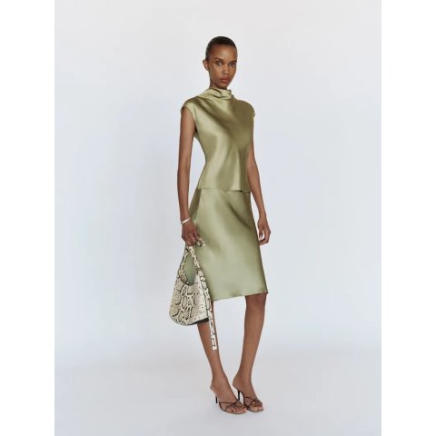 Reformation Winslet Silk Two Piece Set