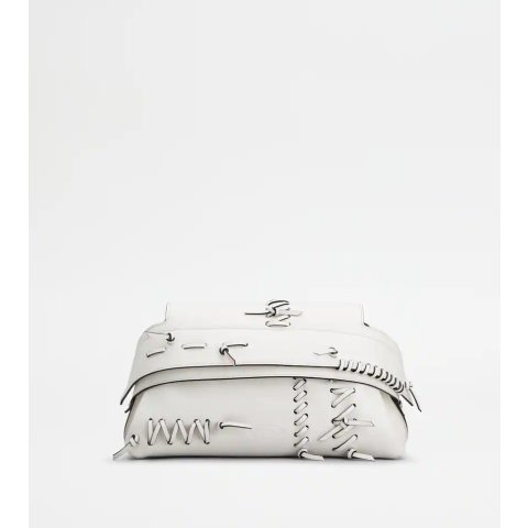 Tod's Tods WAV MINI White Pouch