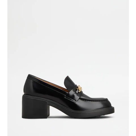 Tod's Tods Leather Loafers XXW73L0JY70SHA38MB999 Black