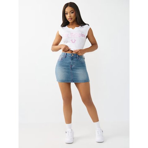 True Religion Denim Mini Skirt
