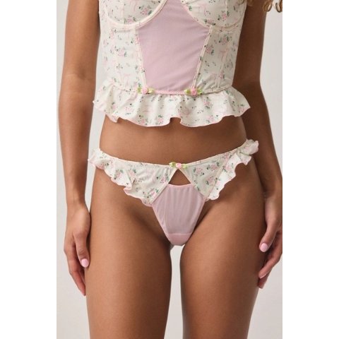 Scarlett Floral Lace Thong