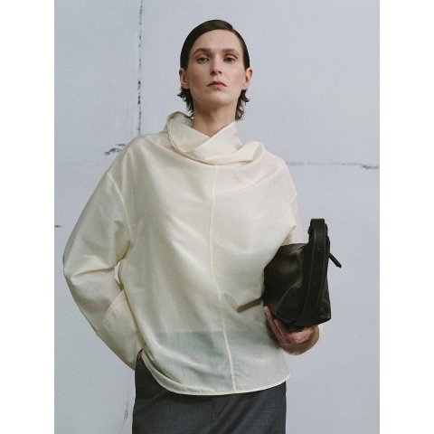 Cowl Neck Overhead Shirt