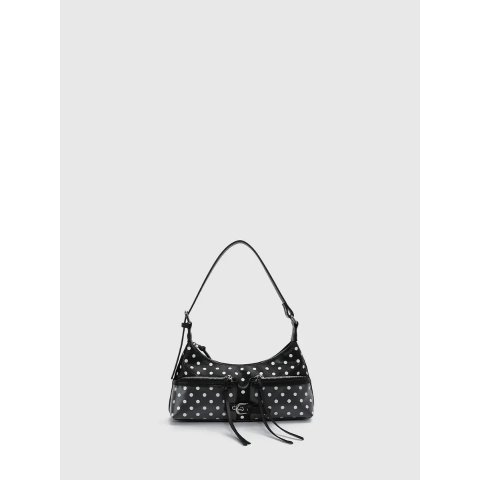 URBAN REVIVO Polka Dotted Shoulder Bag