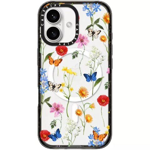 Casetify Impact Case MagSafe iPhone 16 Floral