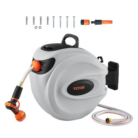 VEVOR Retractable Hose Reel Wall Mount