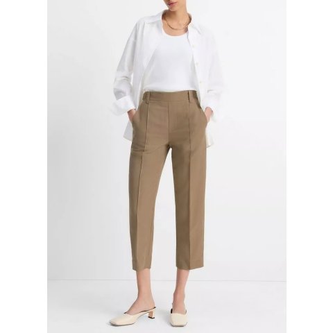 Vince Utility Tab-Detail Pull-On Pant