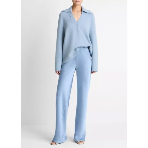 Vince Colette High-Rise Satin Pant
