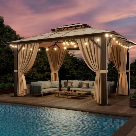 JolyDale Aluminum Patio Gazebo