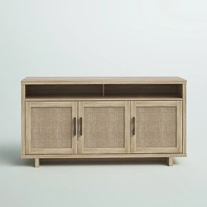 Sand & Stable Portman TV Stand 56 Inch Bishop Oak