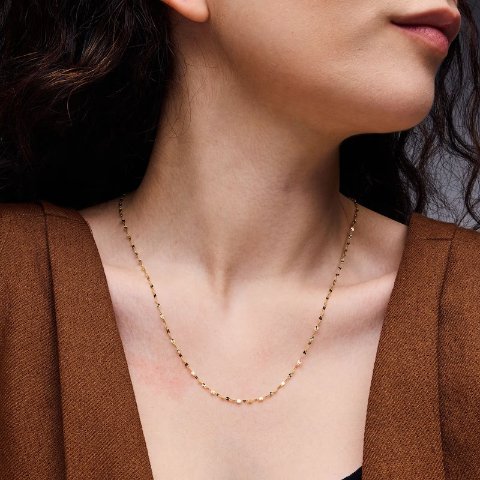 Zales 10K Gold 1.5mm Chain Necklace