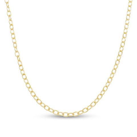 Zales 10K Yellow Gold Cable Chain Necklace 2.7mm 18"